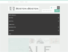 Tablet Screenshot of bostonandboston.com